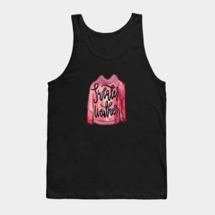 Sweater weather watercolour illustration Tank Top